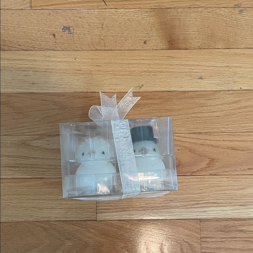 Bird wedding candles Set - White and Black